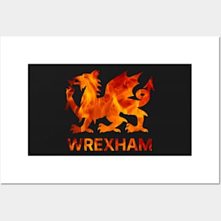 WREXHAM FIERY WELSH DRAIG GOCH II Posters and Art